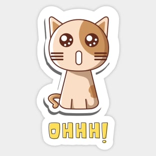 Cat Anime Sticker